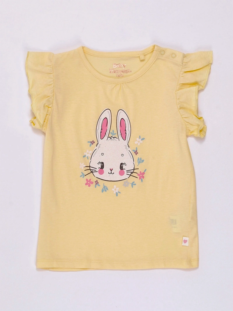 POLERA BEBÉ NIÑA BABY HARVEST MANGA CORTA ALGODÓN - 3