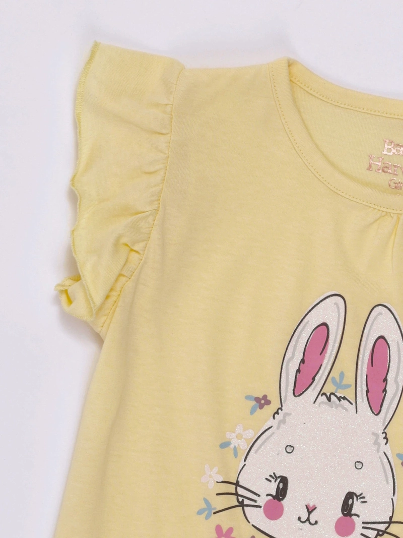 POLERA BEBÉ NIÑA BABY HARVEST MANGA CORTA ALGODÓN - 3