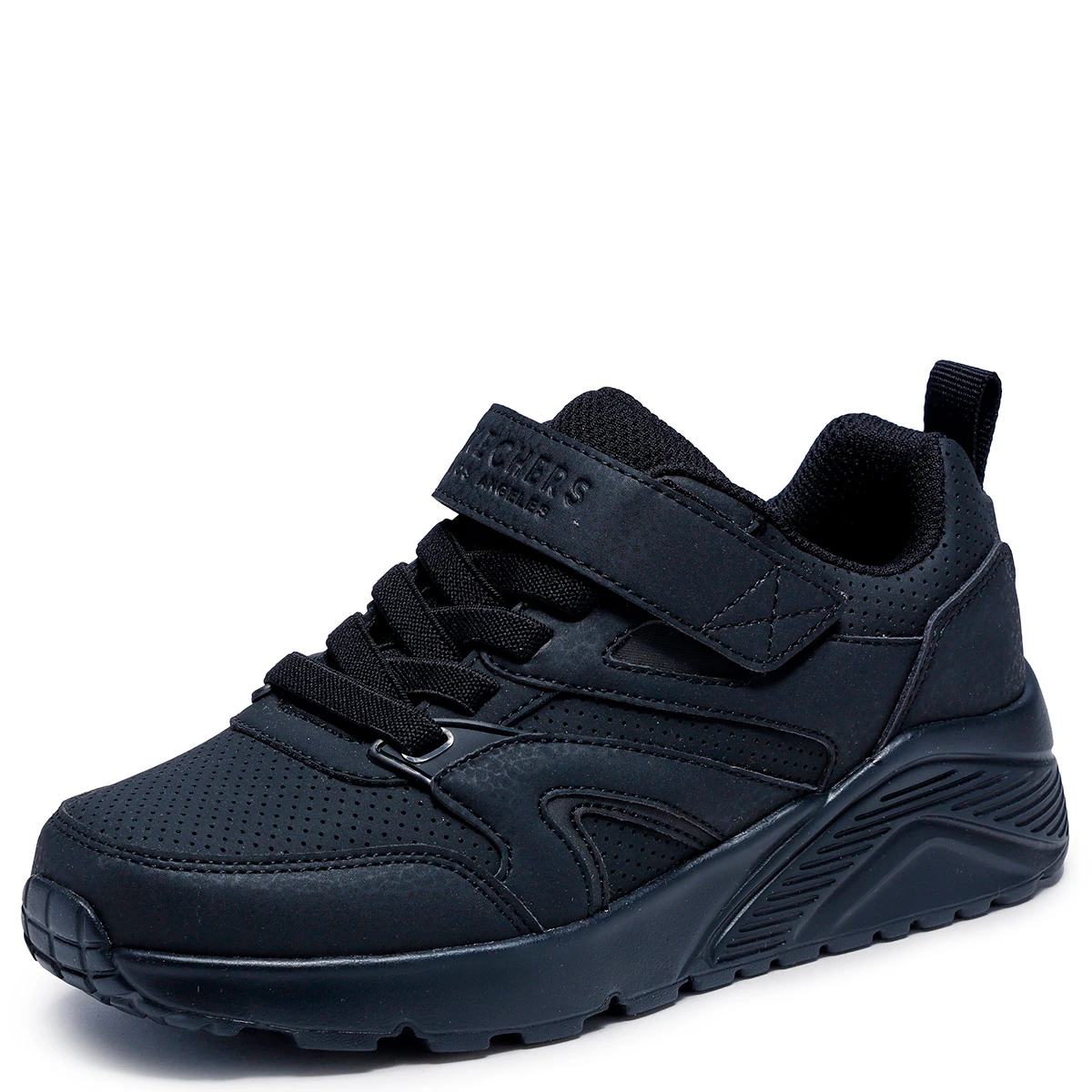 ZAPATILLAS NIÑO SKECHERS CASUALES NEGRO UNO LITE - 3