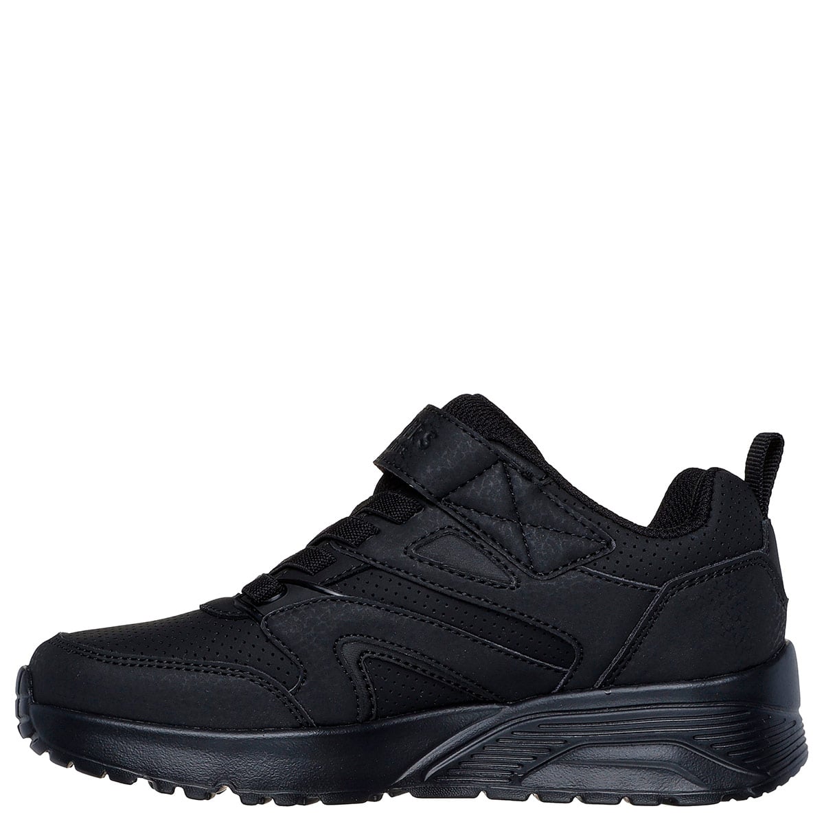 ZAPATILLAS NIÑO SKECHERS CASUALES NEGRO UNO LITE - 4
