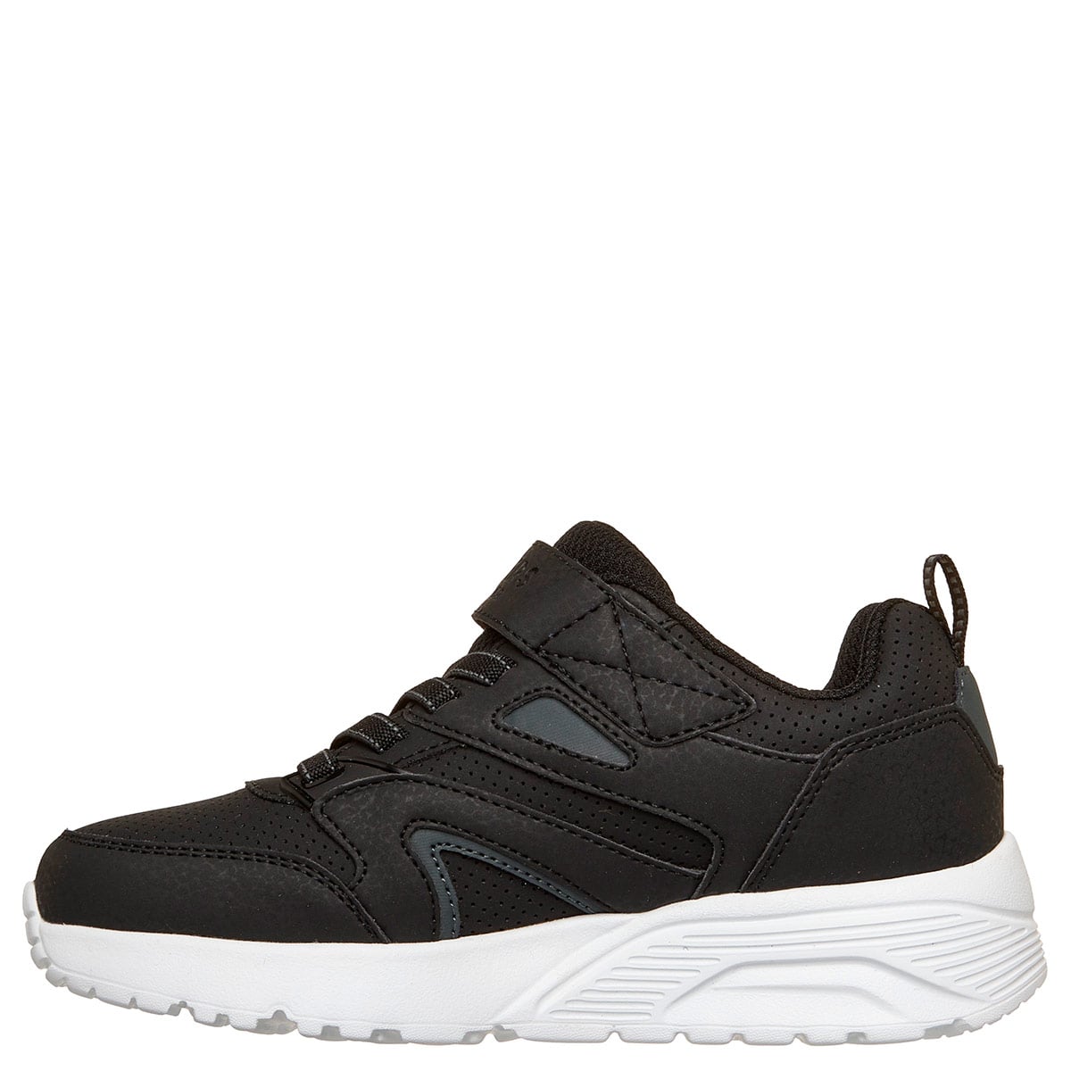 ZAPATILLAS NIÑO SKECHERS CASUALES NEGRO UNO LITE - 4