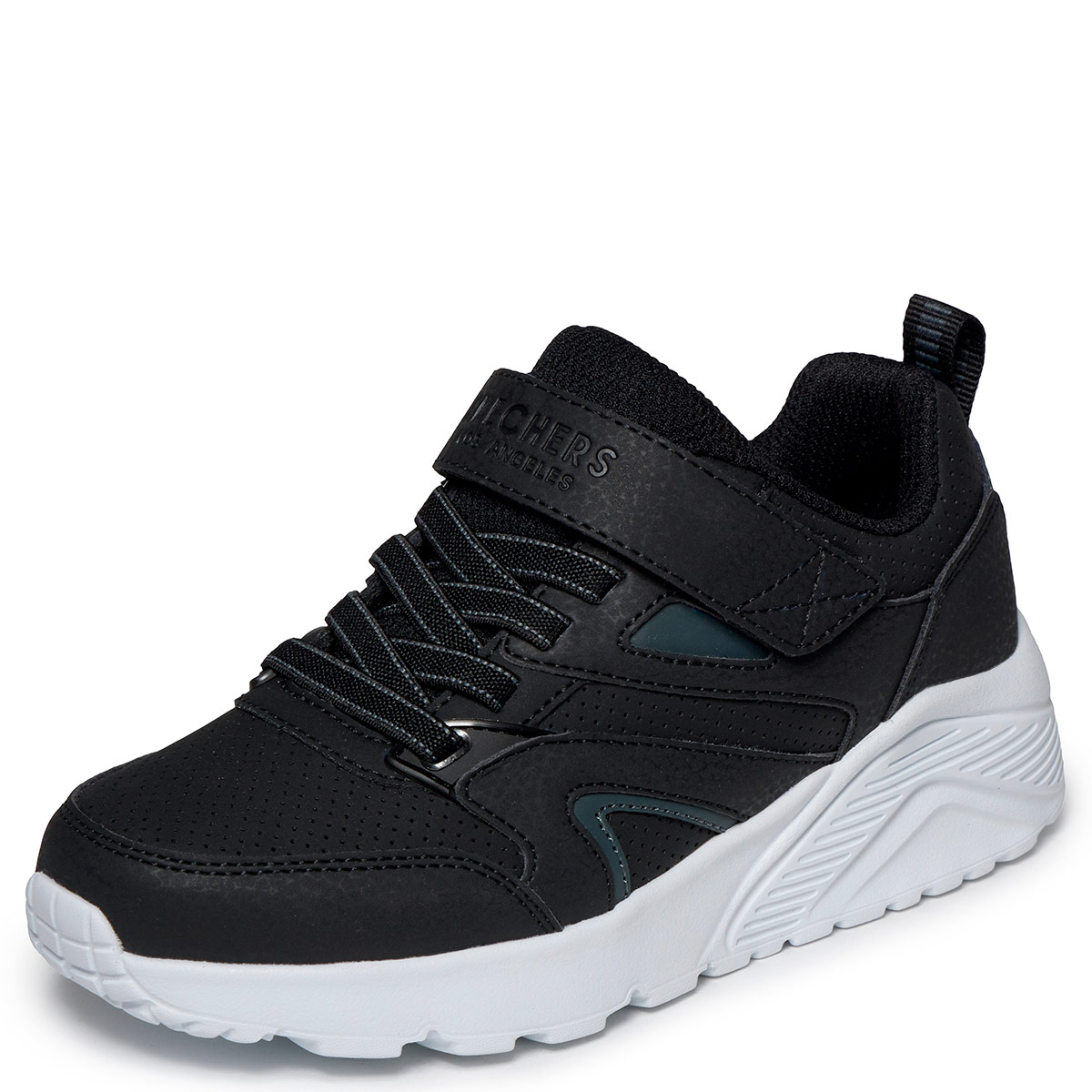 ZAPATILLAS NIÑO SKECHERS CASUALES NEGRO UNO LITE - 3