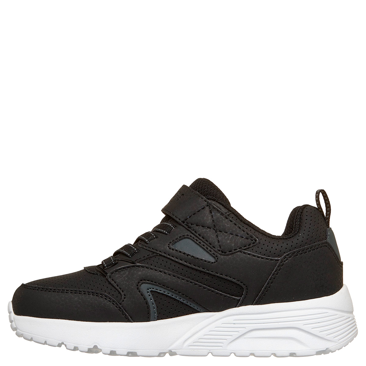 ZAPATILLAS NIÑO SKECHERS CASUALES NEGRO UNO LITE - 4