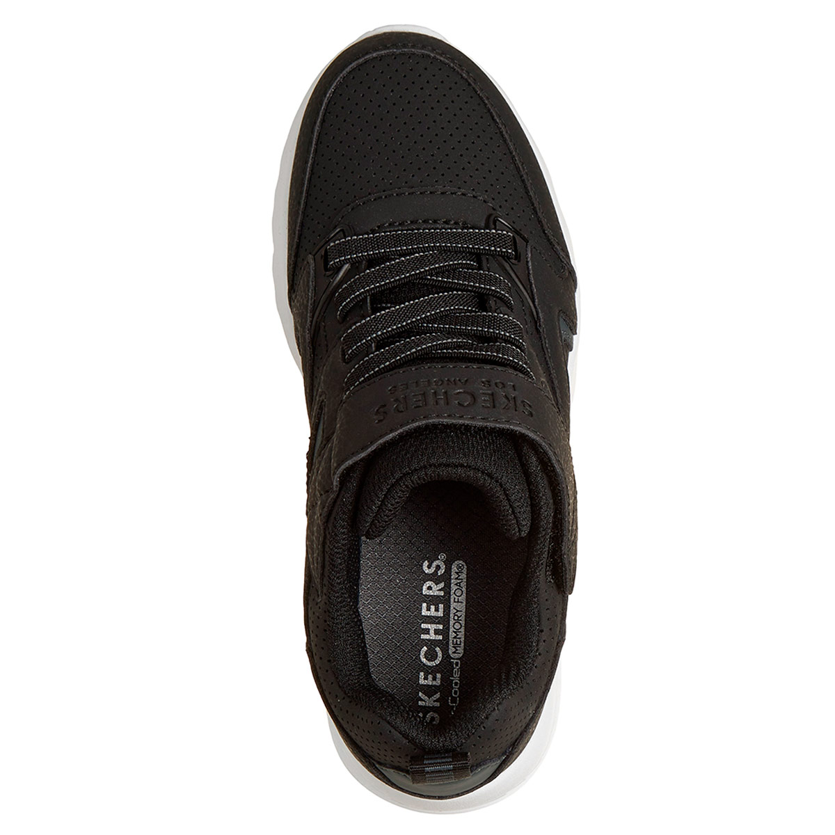 ZAPATILLAS NIÑO SKECHERS CASUALES NEGRO UNO LITE - 5