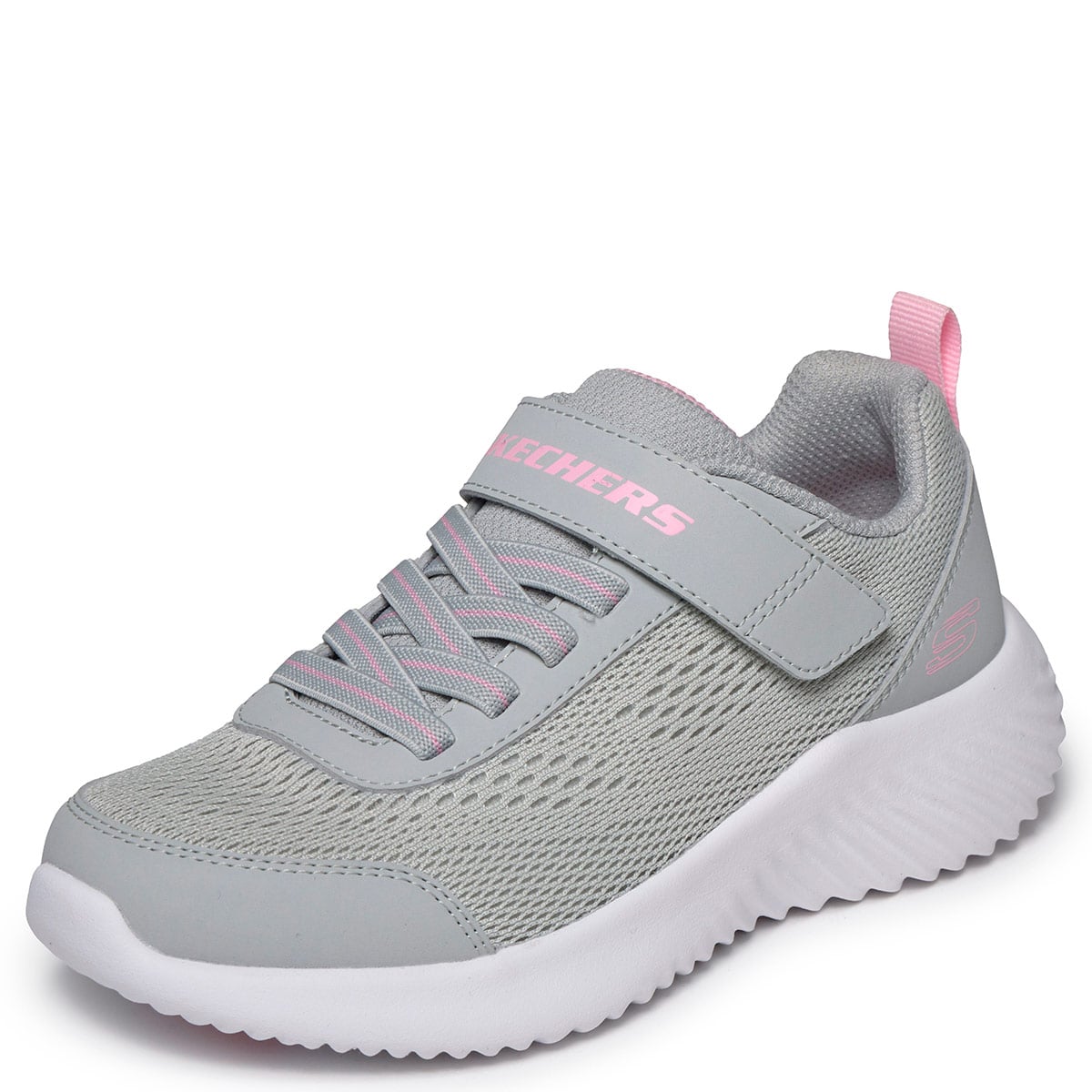 ZAPATILLAS NIÑA SKECHERS CASUALES GRIS BOUNDER - 3