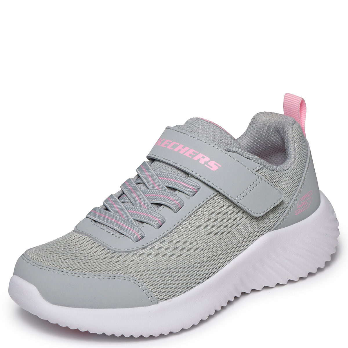 ZAPATILLAS NIÑA SKECHERS CASUALES GRIS BOUNDER - 3