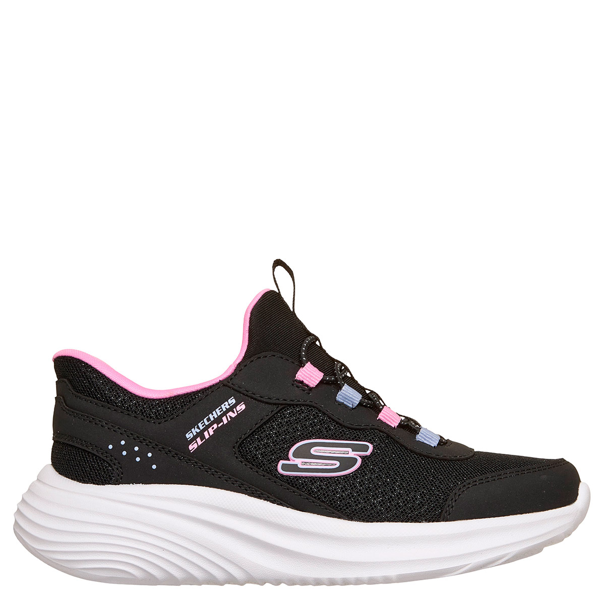 ZAPATILLAS NIÑA SKECHERS CASUALES NEGRO BOUNDER PRO - 1