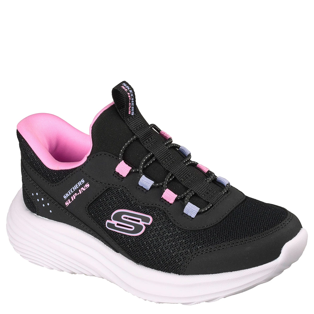 ZAPATILLAS NIÑA SKECHERS CASUALES NEGRO BOUNDER PRO - 2
