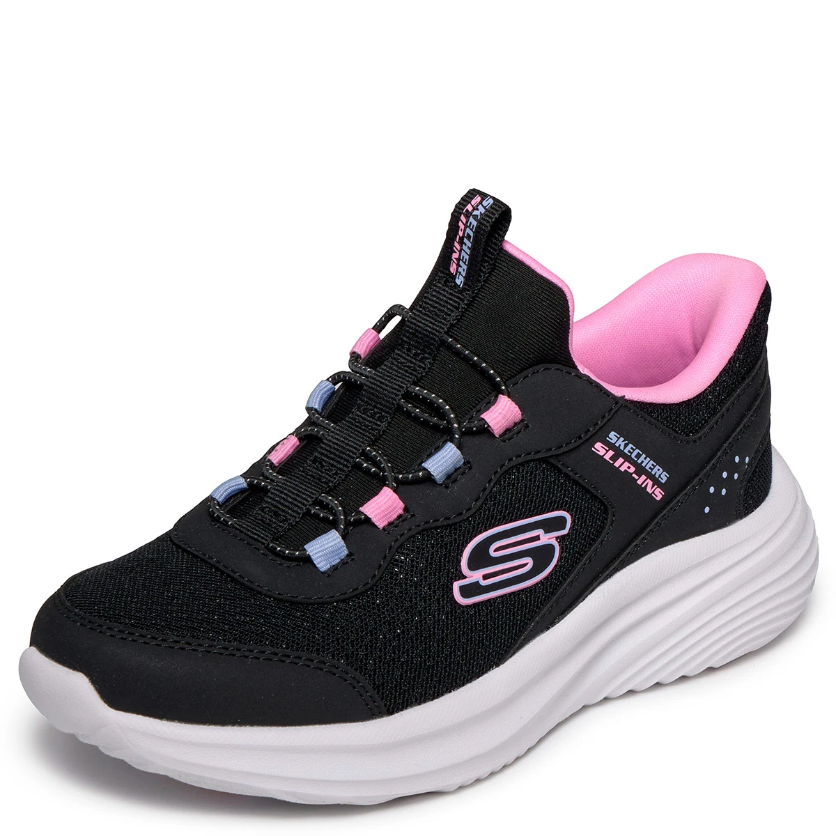 ZAPATILLAS NIÑA SKECHERS CASUALES NEGRO BOUNDER PRO - 3