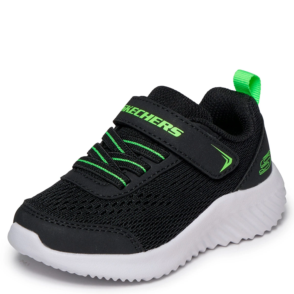 ZAPATILLAS NIÑO SKECHERS CASUALES NEGRO BOUNDER - 3