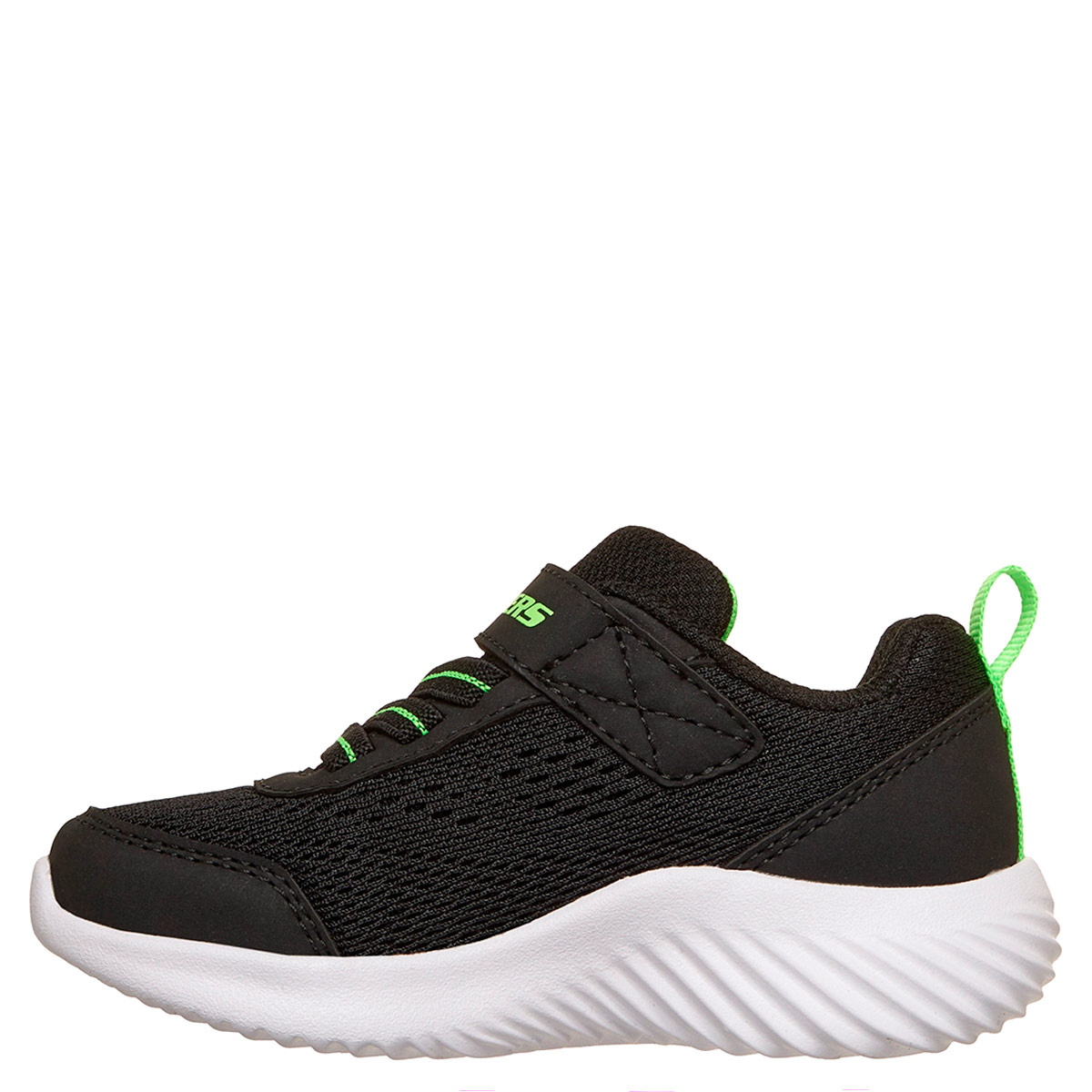 ZAPATILLAS NIÑO SKECHERS CASUALES NEGRO BOUNDER - 4