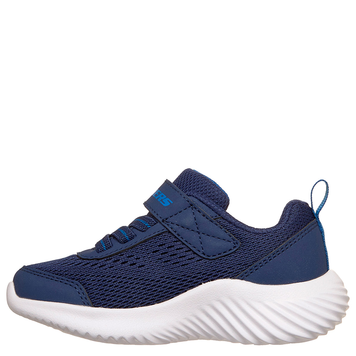 ZAPATILLAS NIÑO SKECHERS CASUALES AZUL MARINO BOUNDER - 4
