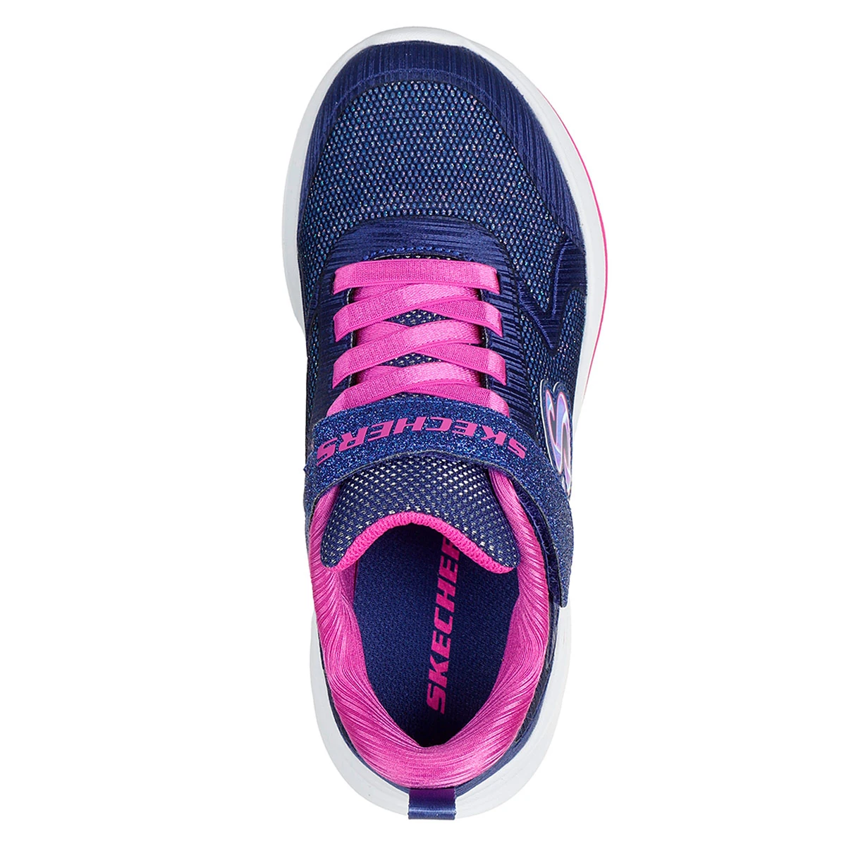 ZAPATILLAS NIÑA SKECHERS CASUALES AZUL MARINO WAVE 92 - 5