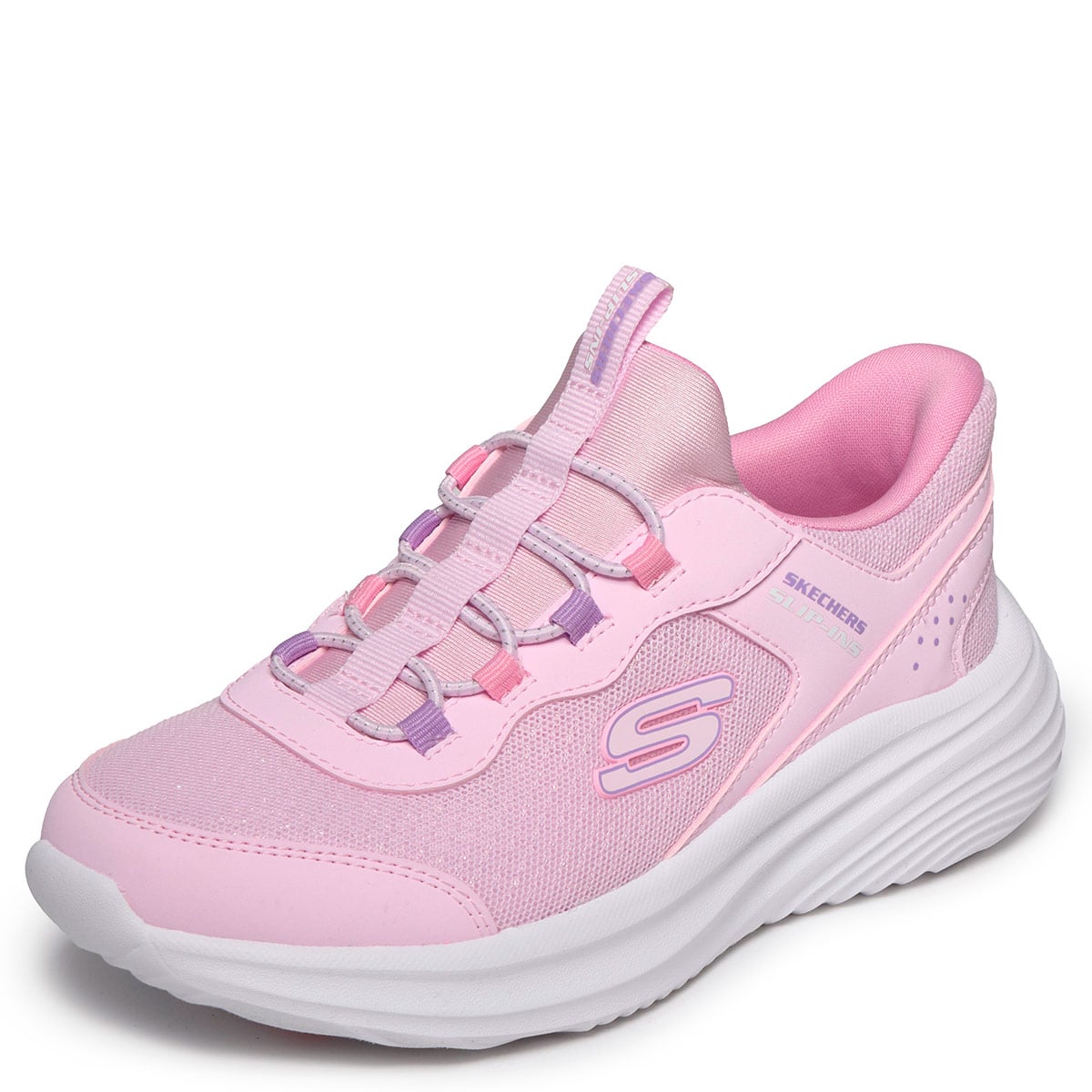 ZAPATILLAS NIÑA SKECHERS CASUALES ROSADO BOUNDER PRO - 3