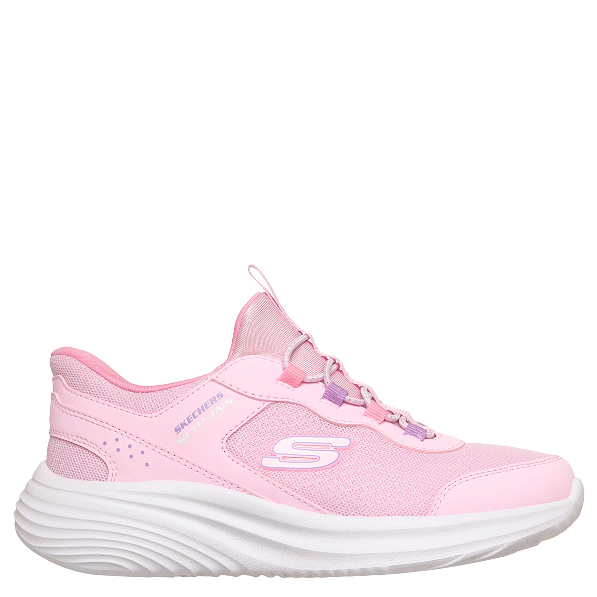 ZAPATILLAS NIÑA SKECHERS CASUALES ROSADO BOUNDER PRO