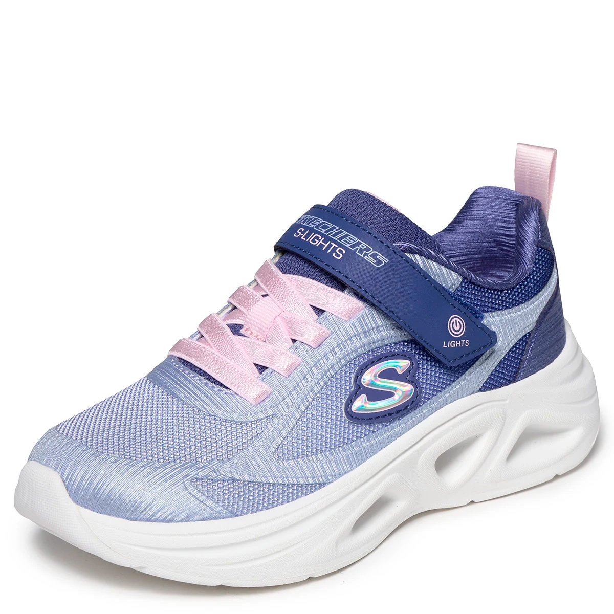 ZAPATILLAS NIÑA SKECHERS CASUALES AZUL MARINO SKECHERS SOLA GLOW 2.0 - 4