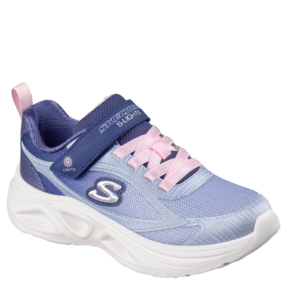 ZAPATILLAS NIÑA SKECHERS CASUALES AZUL MARINO SKECHERS SOLA GLOW 2.0 - 3