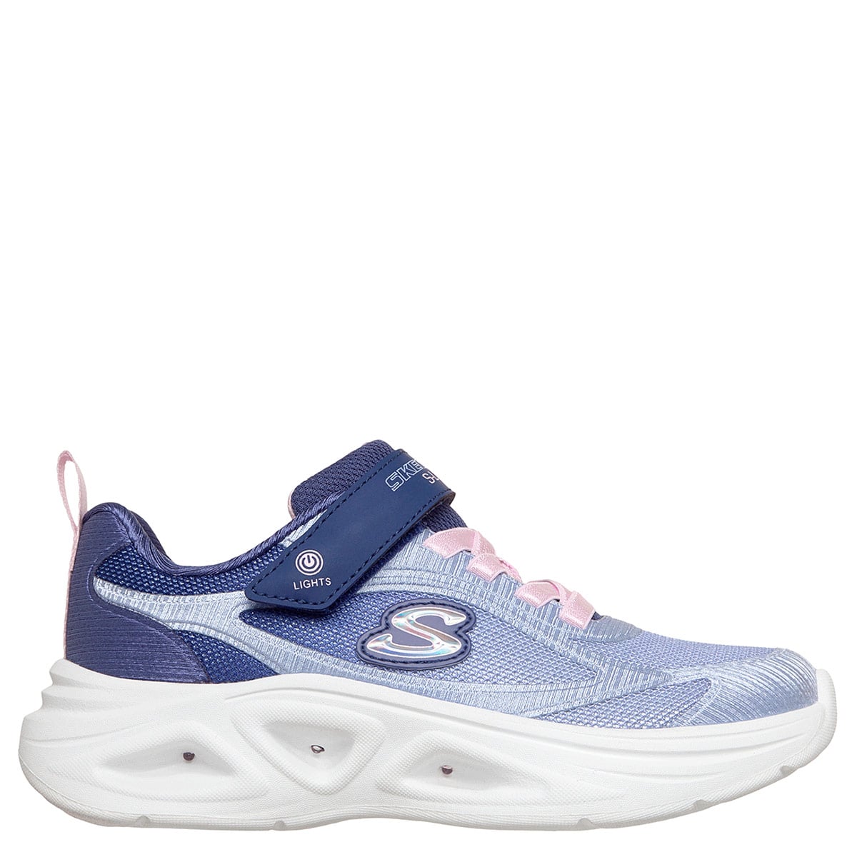 ZAPATILLAS NIÑA SKECHERS CASUALES AZUL MARINO SKECHERS SOLA GLOW 2.0 - 1