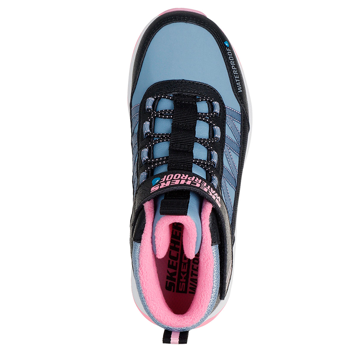 BOTINES NIÑA SKECHERS NEGRO STORM BLAZER - 5
