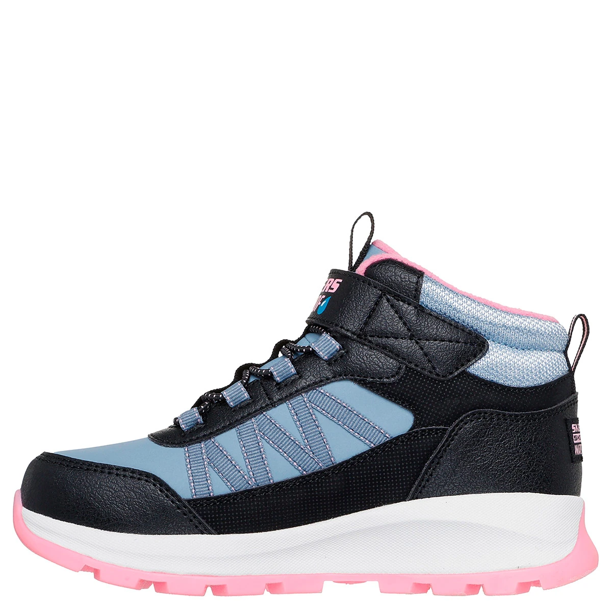 BOTINES NIÑA SKECHERS NEGRO STORM BLAZER - 4