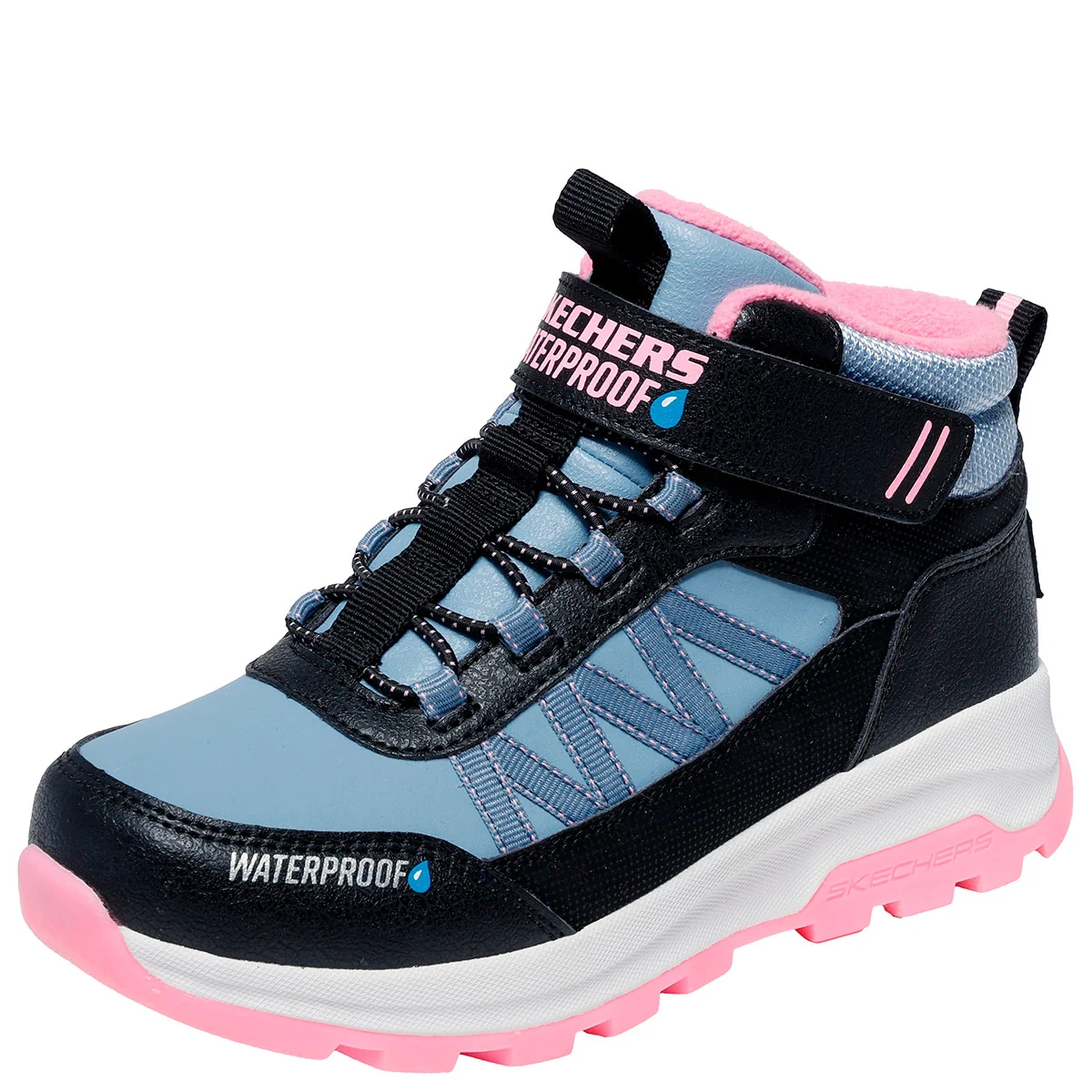 BOTINES NIÑA SKECHERS NEGRO STORM BLAZER - 3