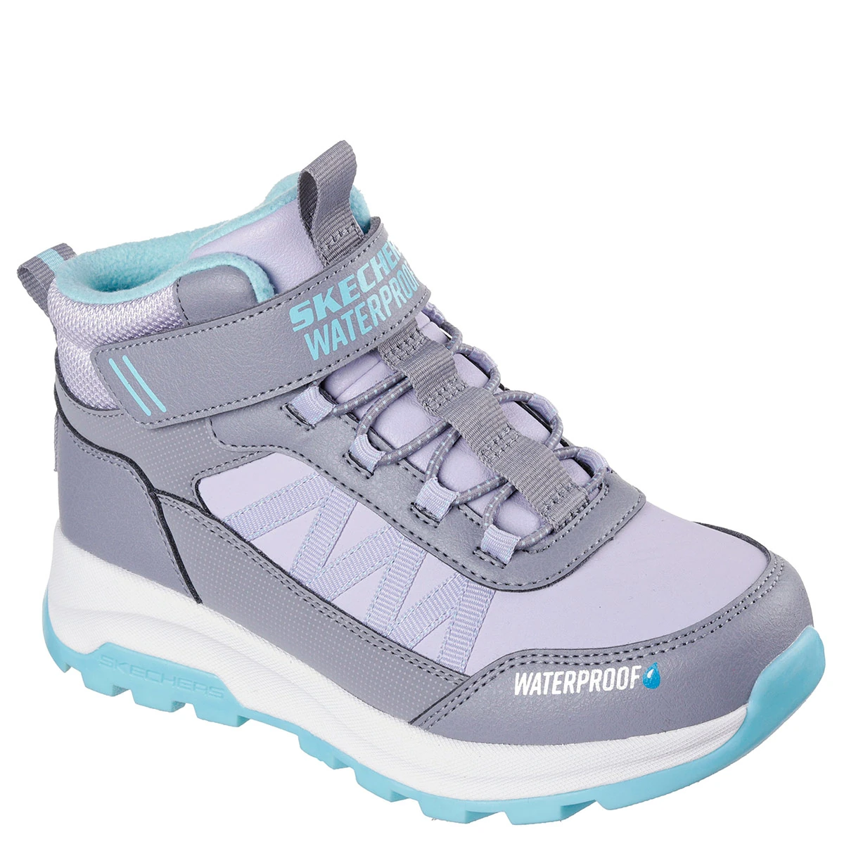 BOTINES NIÑA SKECHERS GRIS STORM BLAZER - 2