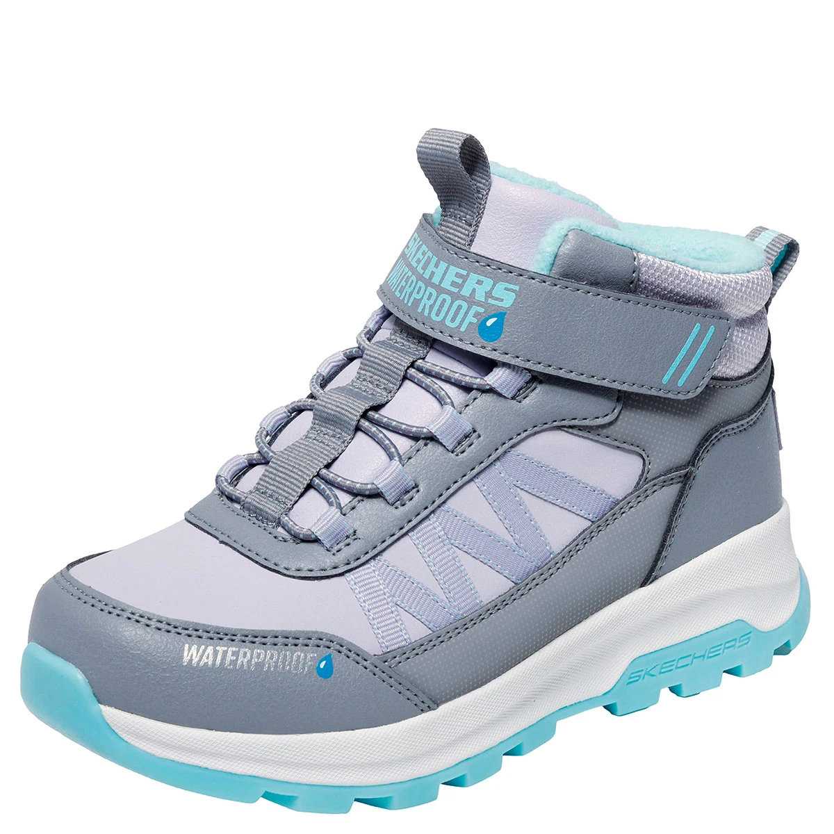 BOTINES NIÑA SKECHERS GRIS STORM BLAZER - 3