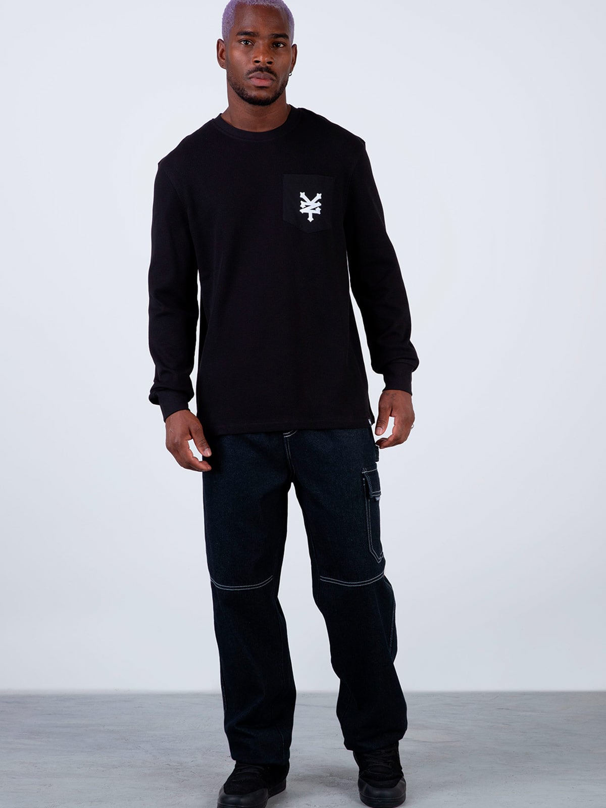 POLERA HOMBRE ZOO YORK ALGODÓN MANGA LARGA - 1