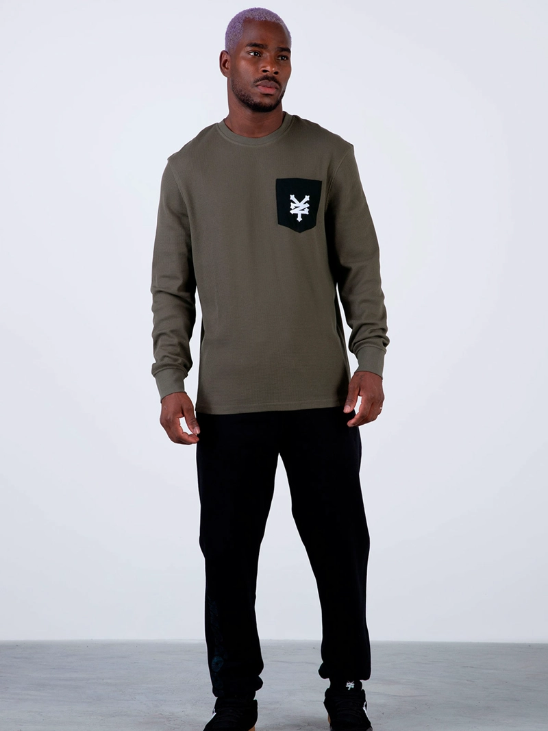POLERA HOMBRE ZOO YORK ALGODÓN MANGA LARGA - 1