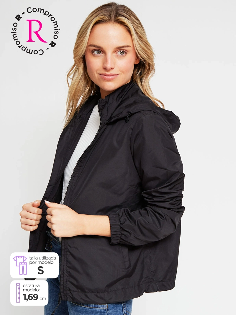 CHAQUETA MUJER INDEX CORTAVIENTOS BÁSICO - 1