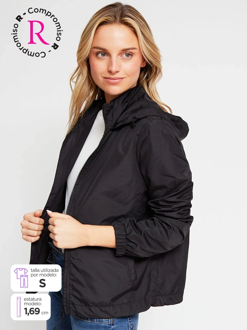 CHAQUETA MUJER INDEX CORTAVIENTOS BÁSICO - 1