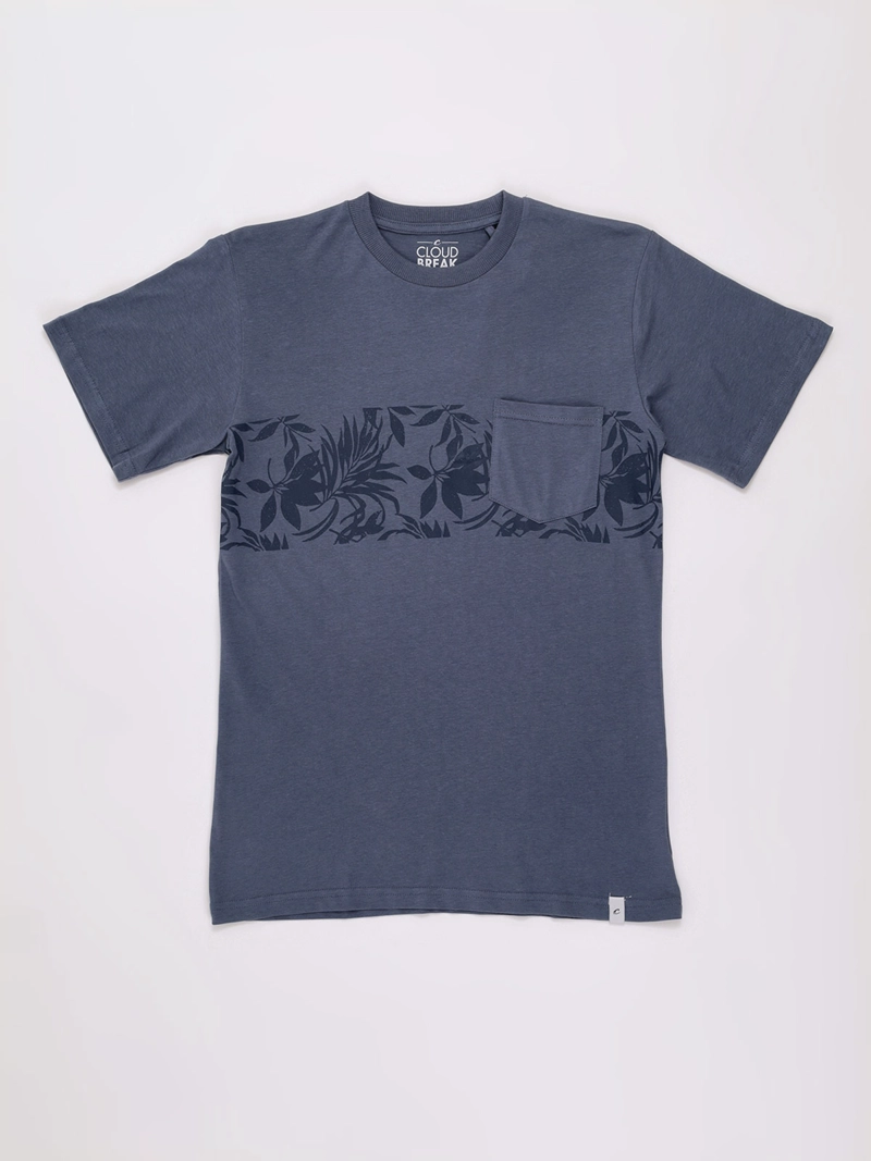 POLERA NIÑO CLOUDBREAK MANGA CORTA ALGODÓN DISEÑO ESTAMPADO
