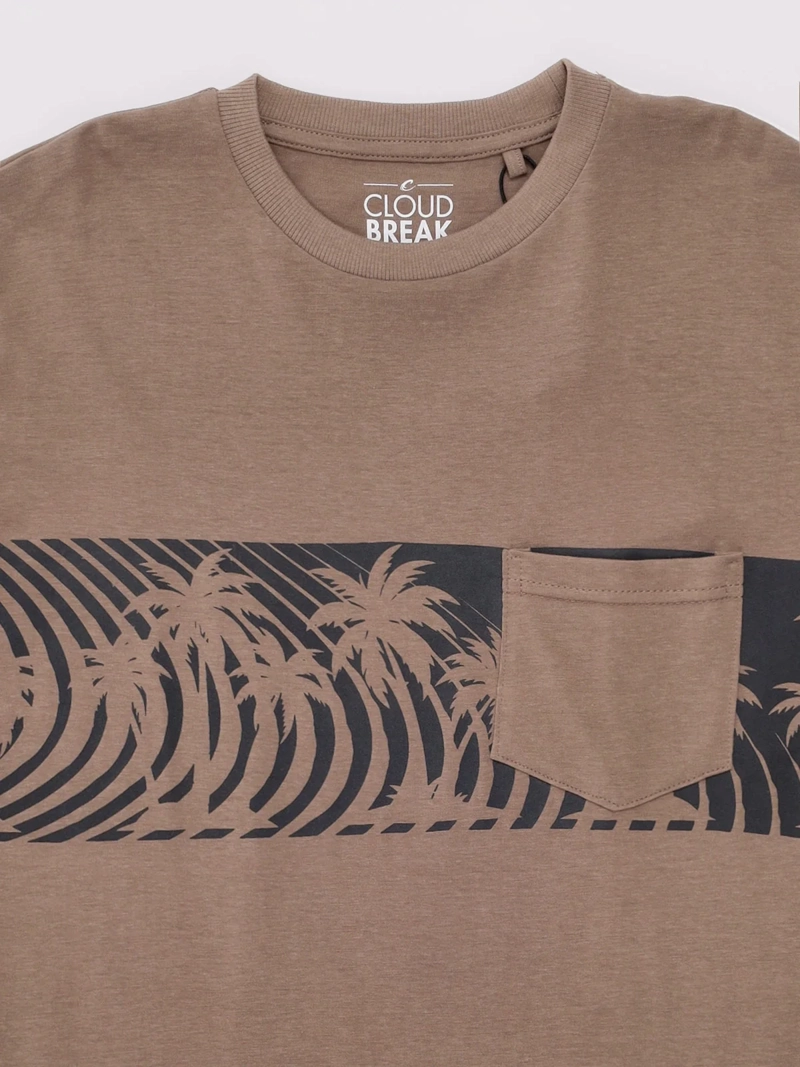 POLERA NIÑO CLOUDBREAK MANGA CORTA ALGODÓN DISEÑO ESTAMPADO - 3