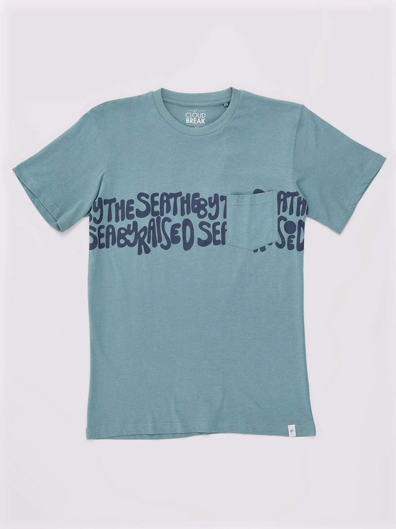 POLERA NIÑO CLOUDBREAK MANGA CORTA ALGODÓN DISEÑO ESTAMPADO