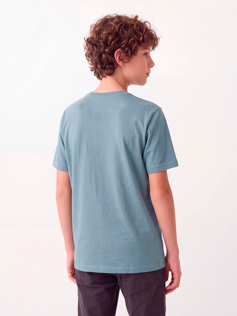 POLERA NIÑO CLOUDBREAK MANGA CORTA ALGODÓN DISEÑO ESTAMPADO - 2