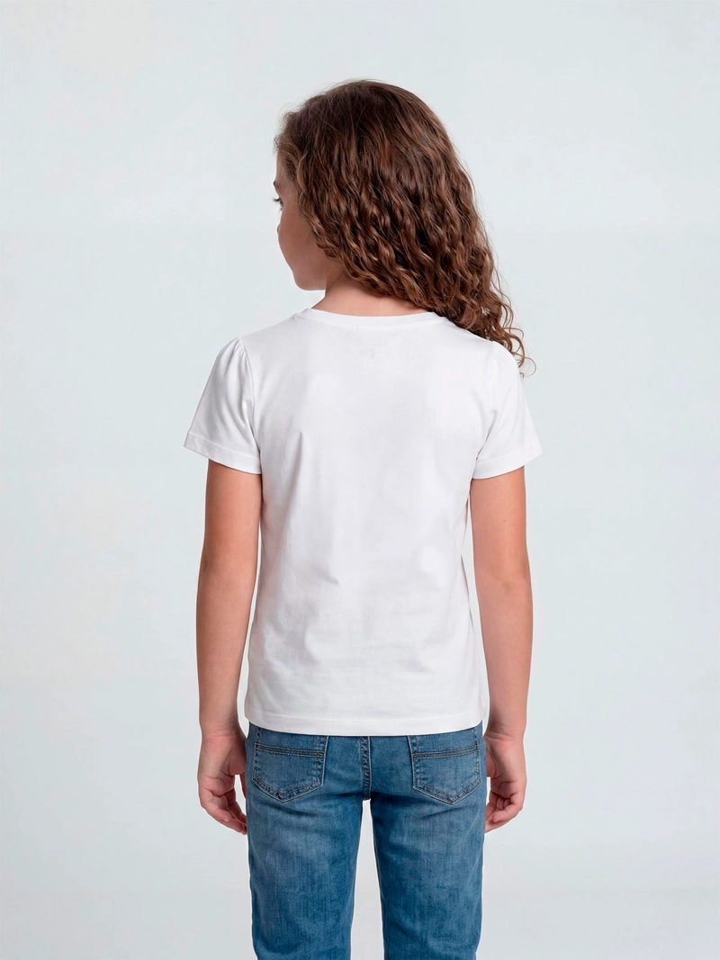 POLERA NIÑA HARVEST ALGODÓN MANGA CORTA PRINT - 2