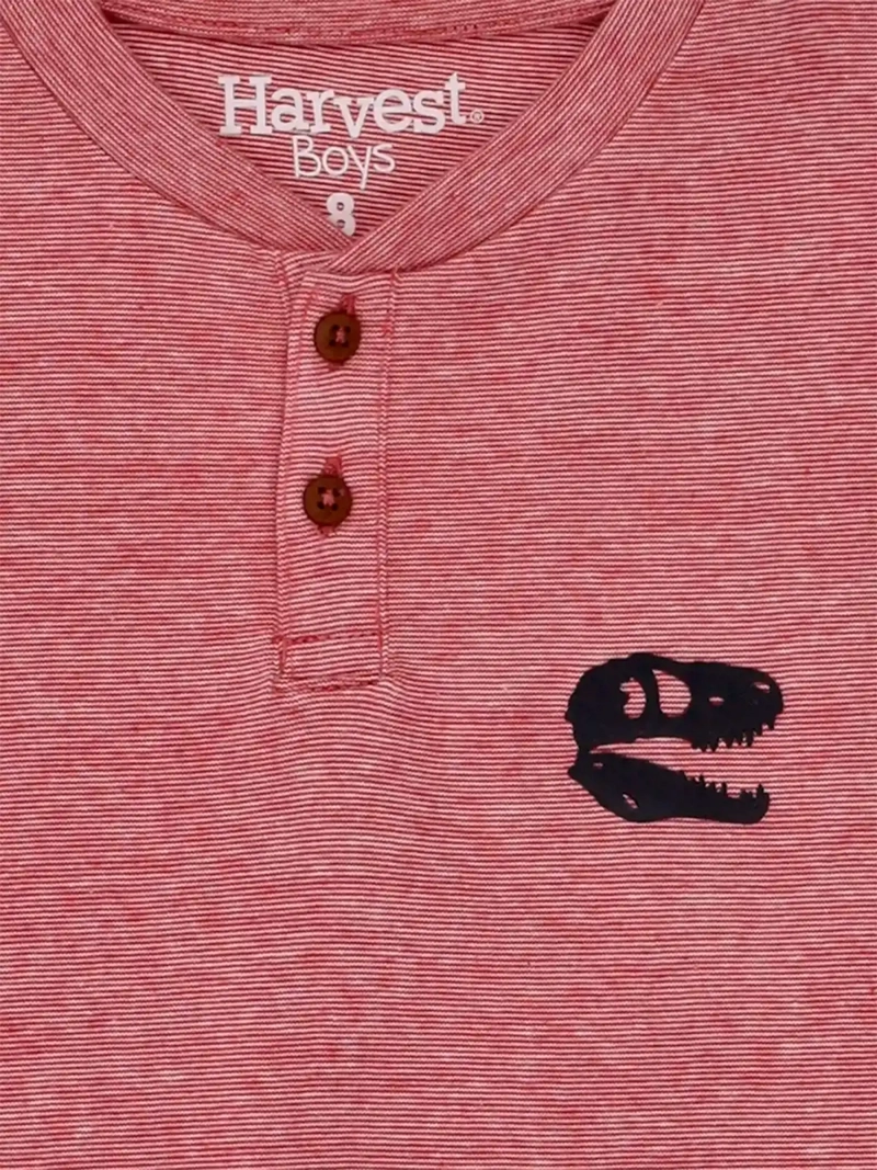 POLERA NIÑO HARVEST MANGA CORTA ALGODÓN - 6