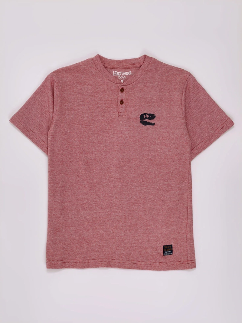 POLERA NIÑO HARVEST MANGA CORTA ALGODÓN - 1
