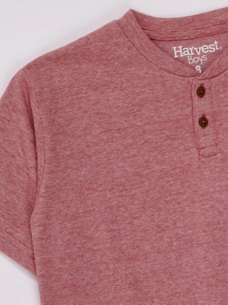 POLERA NIÑO HARVEST MANGA CORTA ALGODÓN - 3