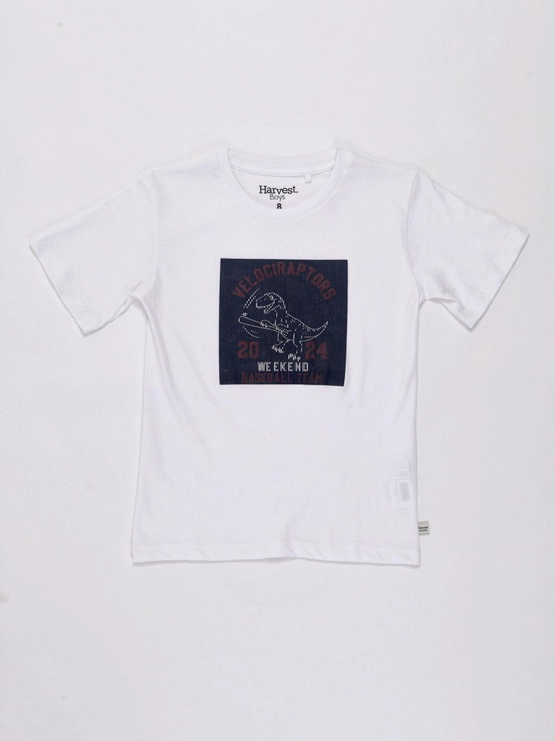 POLERA NIÑO HARVEST MANGA CORTA ALGODÓN