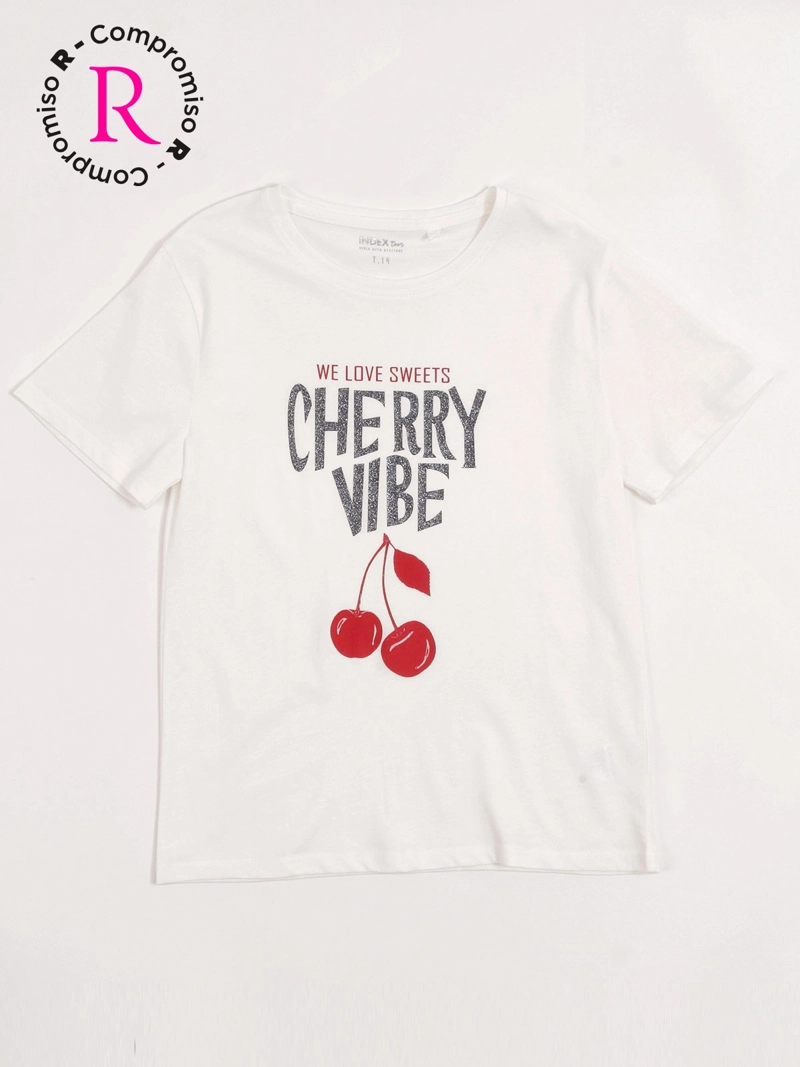 POLERA NIÑA INDEX TEEN ALGODÓN MANGA CORTA PRINT - 3