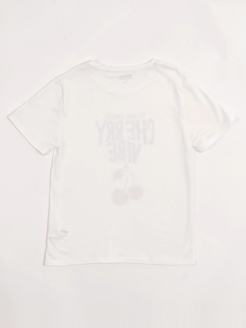 POLERA NIÑA INDEX TEEN ALGODÓN MANGA CORTA PRINT - 4