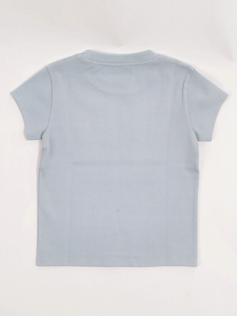 POLERA NIÑA INDEX TEEN ALGODÓN MANGA CORTA PARCHES - 4
