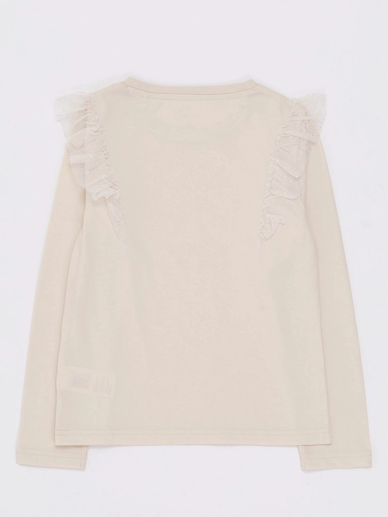 POLERA MANGA LARGA NIÑA HARVEST TULLE - 4