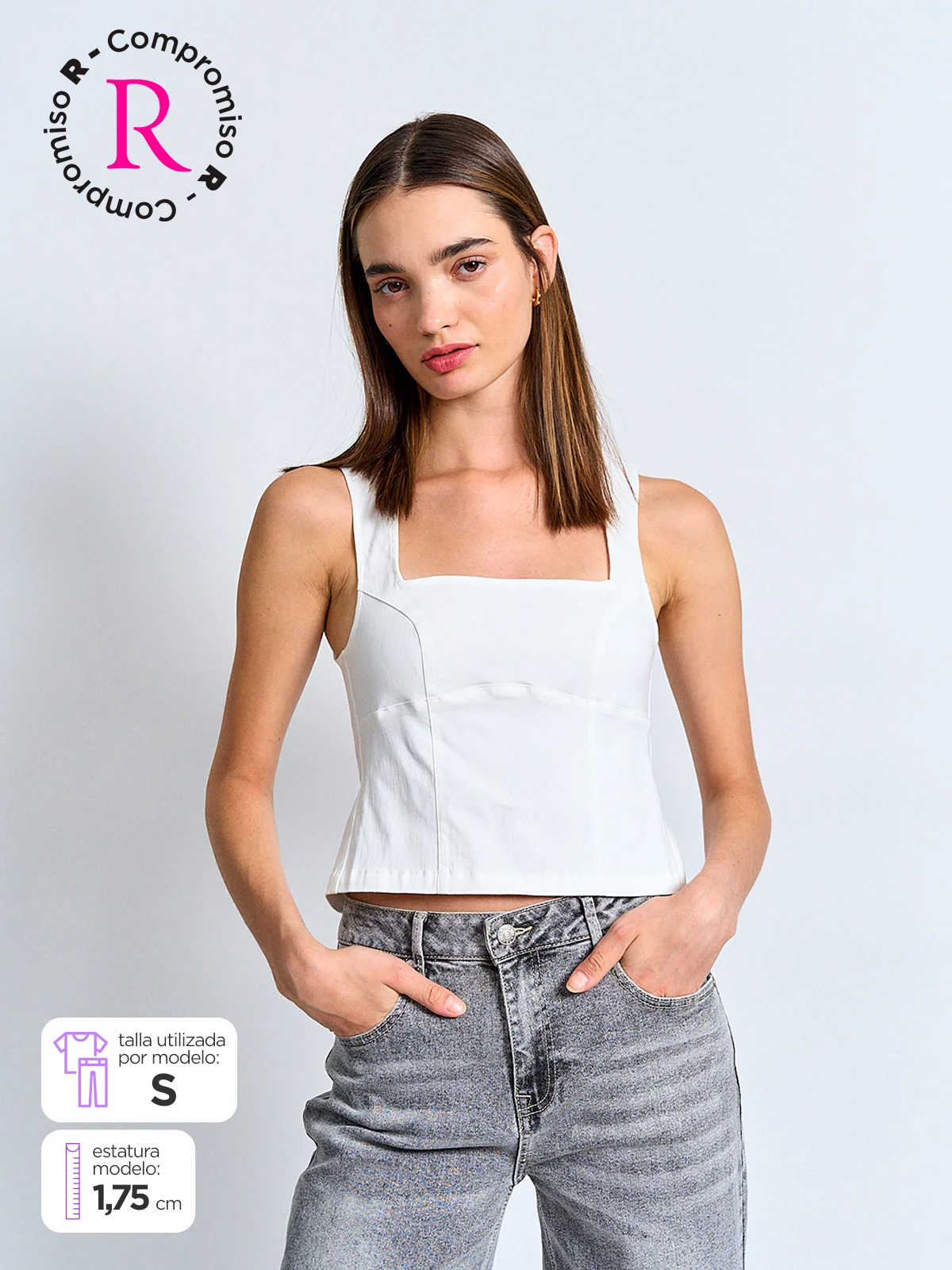 POLERA MUJER INDEX SIN MANGAS - 1