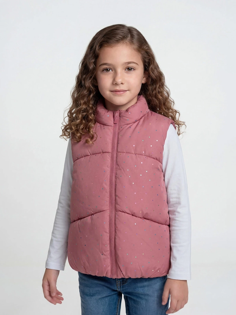 HARVEST PARKA SIN MANGAS NIÑA HARVEST ESTAMAPADA