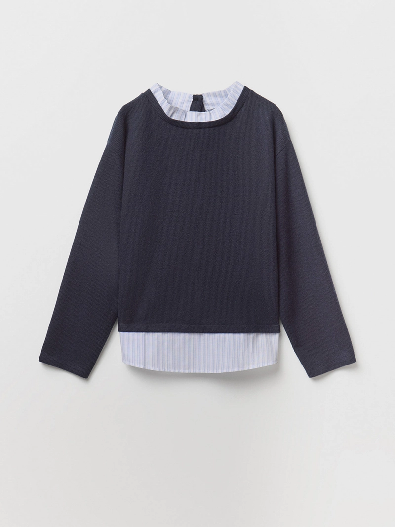 POLERA MUJER SFERA MANGA LARGA - 5