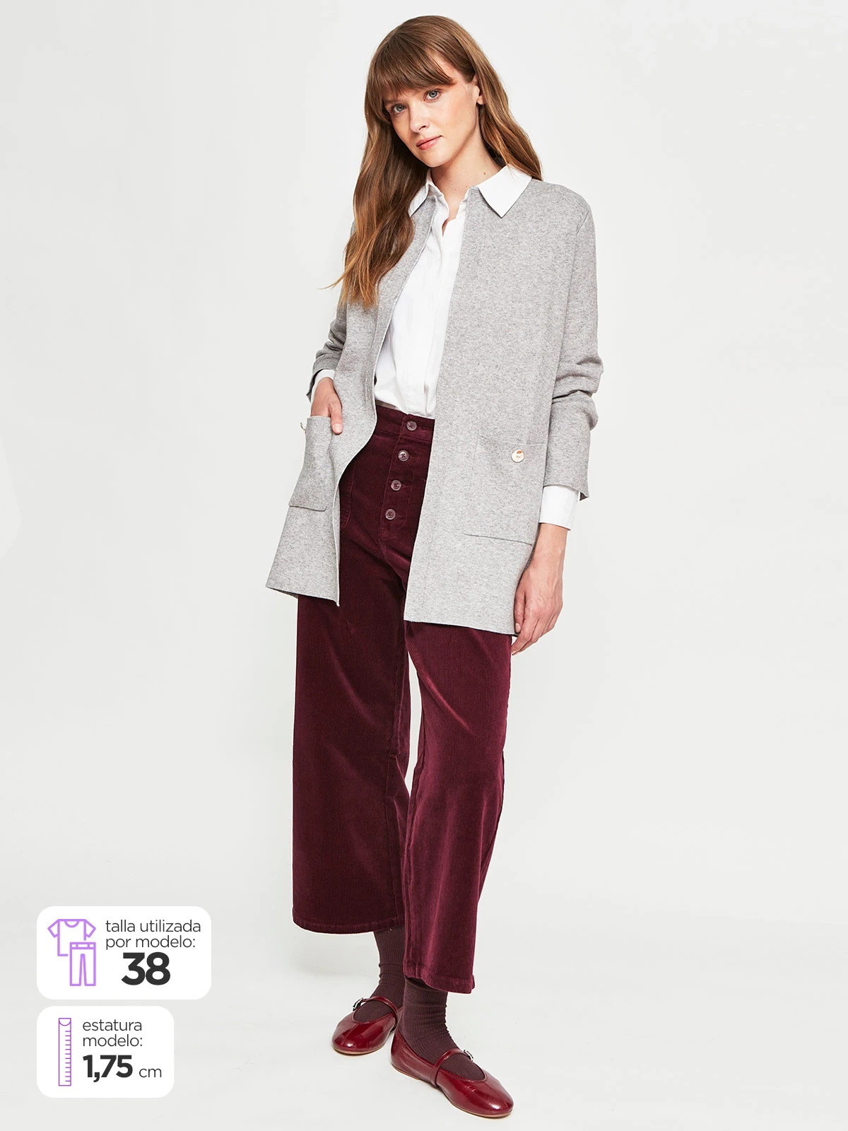 PANTALÓN MUJER SFERA ALGODÓN  - 1