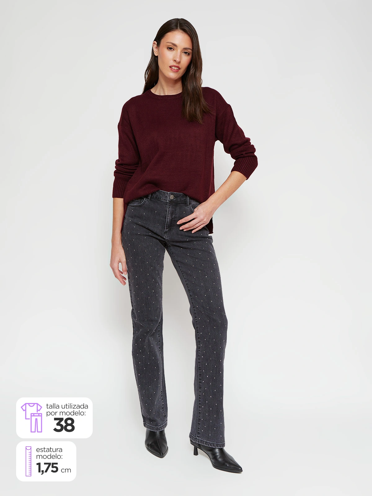 JEANS MUJER SFERA ALGODÓN RECTO - 1