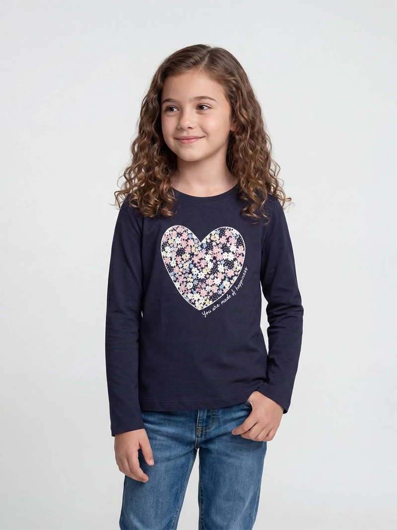 POLERA MANGA LARGA NIÑA HARVEST PUNTA - 1